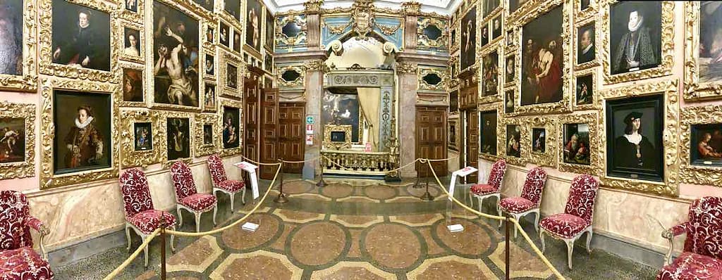 Palazzo Borromeo auf der Isola Bella auf dem Lago Maggiore, Italien 