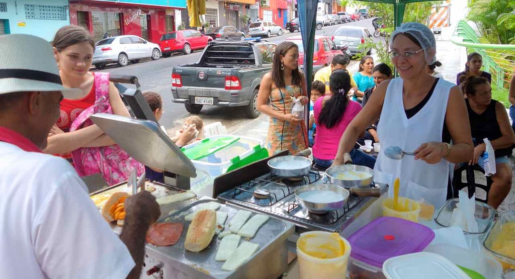 Manaus: Mein "Frühstückscafe" Manaus: Mein "Frühstückscafe"