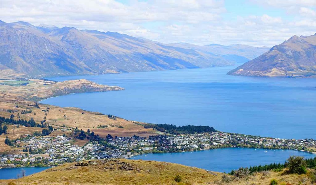 Queenstown Tipps: Aussicht vom Queenstown Hill Walk, Neuseeland, @PetersTravel
