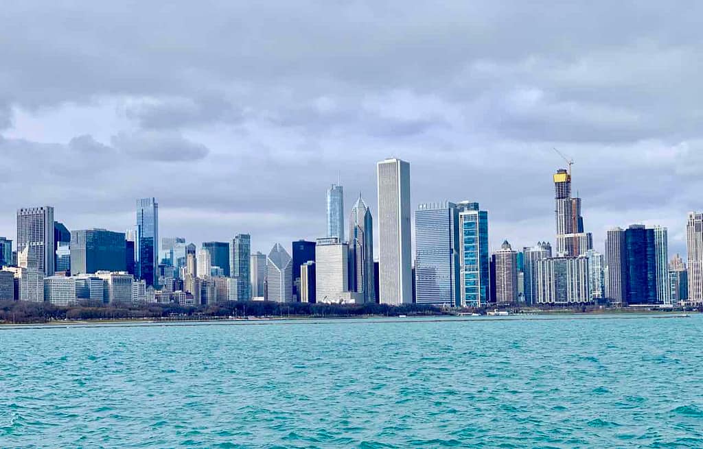 Chicago Aussichtspunkte: Blick über den Lake Michigan vom Adler Planetarium, Foto Peter Pohle PetersTravel