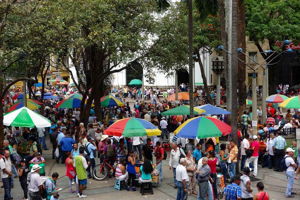 Medellin, Parque Berrio