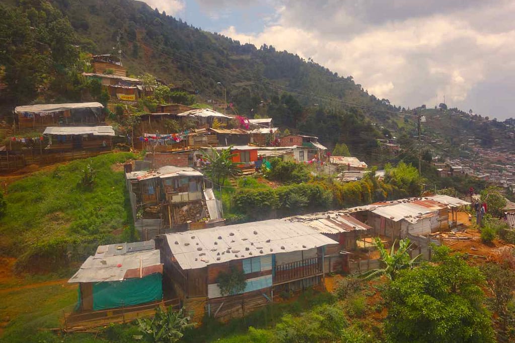 Medellin, Santo Domingo, von der Seilbahn