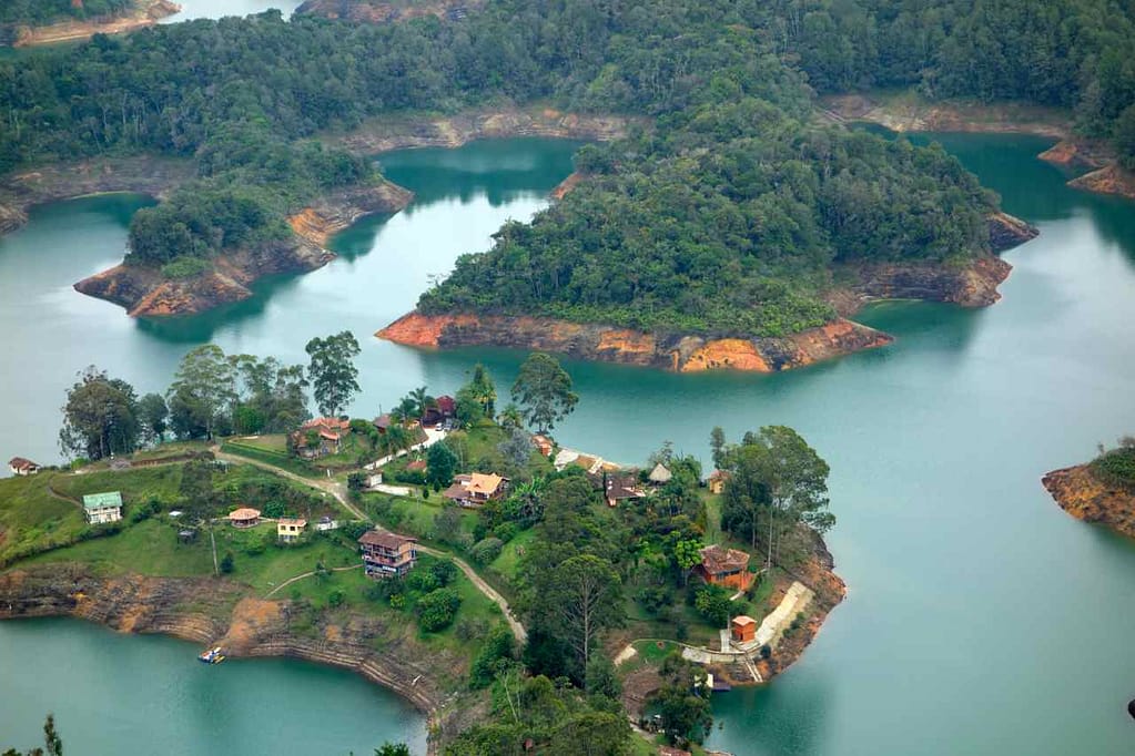 Guatape in Kolumbien