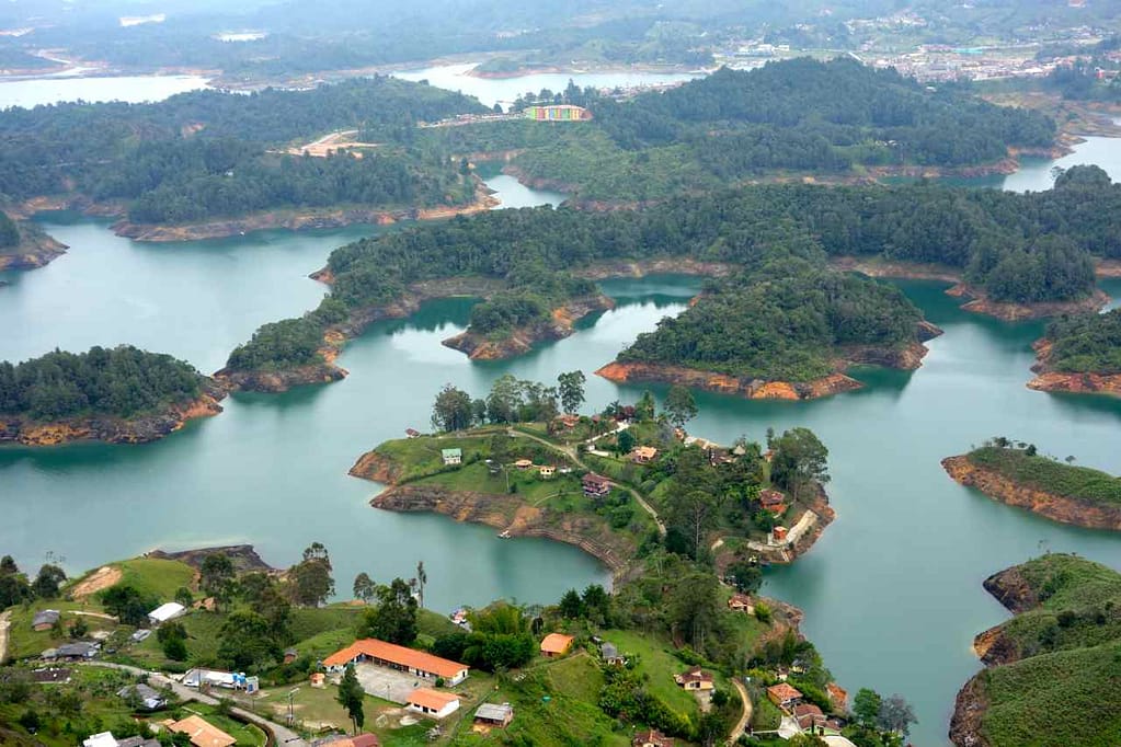 Guatape in Kolumbien