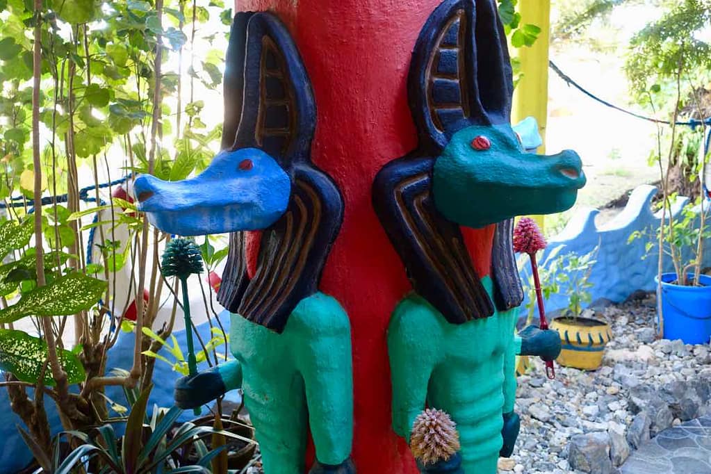 Takatuka Lodge am Sugar Beach auf Negros, Detail