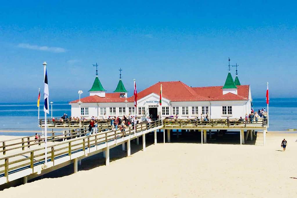 Usedom, Seebad Heringsdorf, Seebrücke Ahlbeck, Copyright Peter Pohle