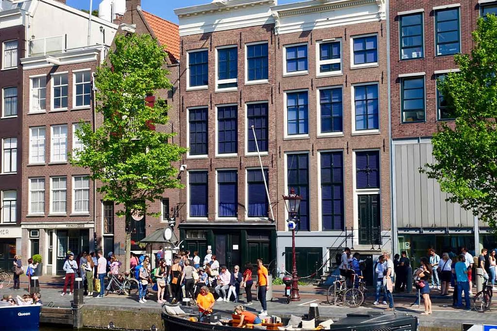 Anne Frank Haus in der Prinsengracht 263 in Amsterdam