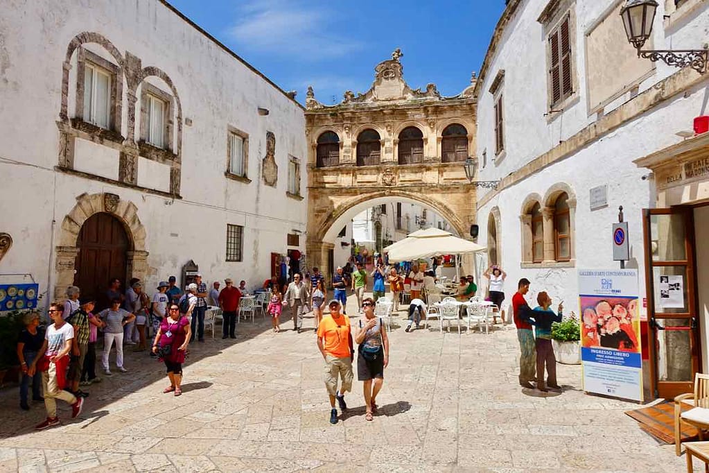 Ostuni in Apulien, Blick vom Dom