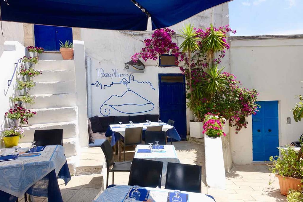 Ostuni in Apulien, Restaurant