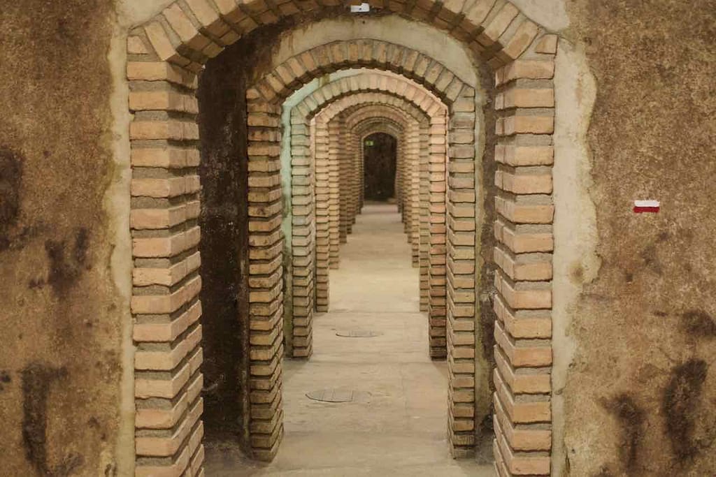 Olivenölverkostung im Priorat, Kellergewölbe vom Celler El Masroig ©PetersTravel