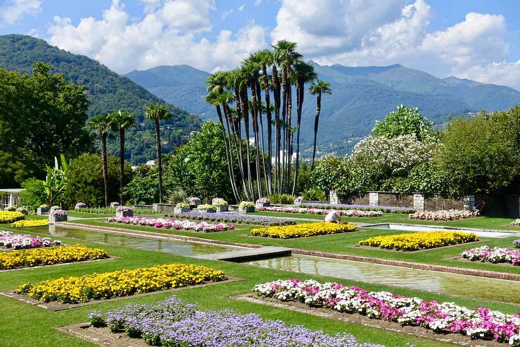 Botanischer Garten der Villa Taranto in Verbania am Lago Maggiore, Italien