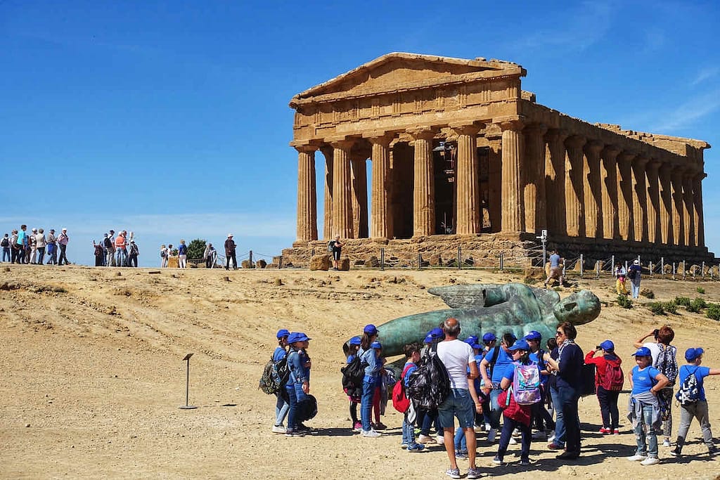 Concordiatempel im Tal der Tempel, Sizilien