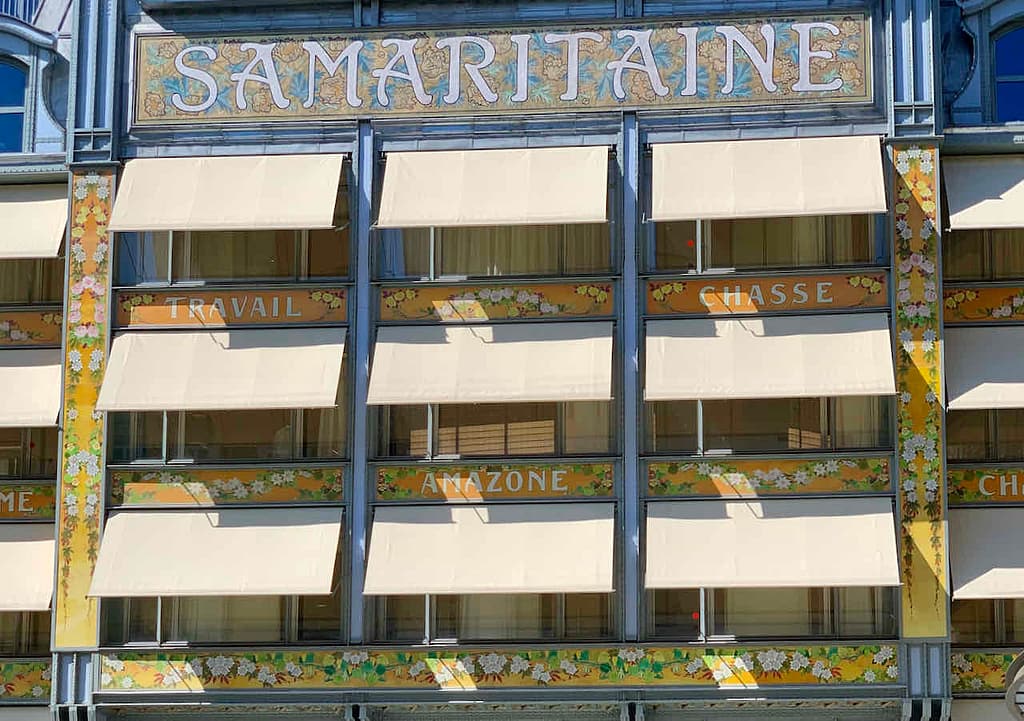 Fassade vom Kaufhaus Samaritaine, Paris