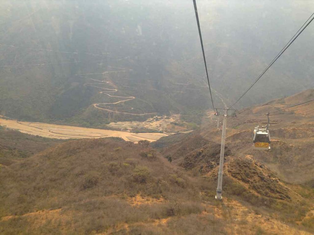 San Gil, Parque Chicamocha, Seilbahn