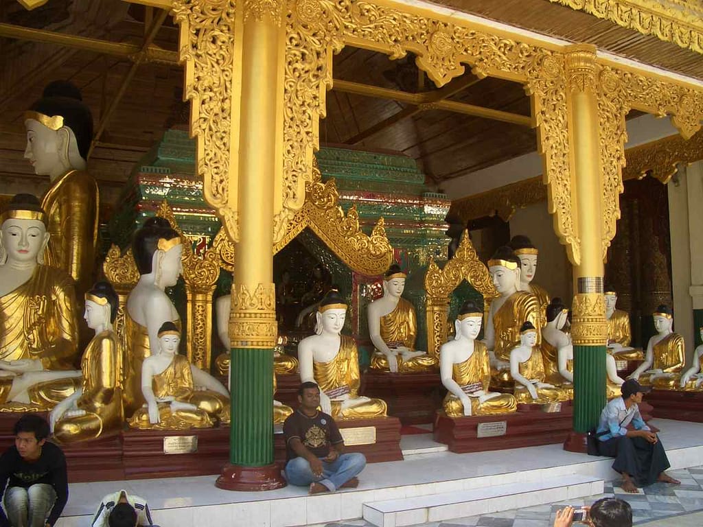 Myanmar, Yangon, Shwedagon Pagode