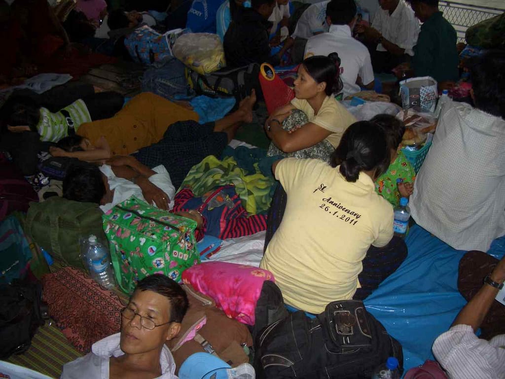 Myanmar, Unterwegs auf dem Schiff