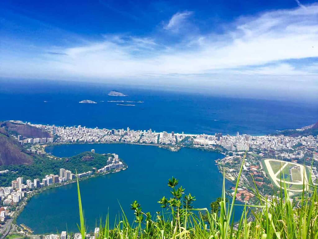 Christo Redentor Rio de Janeiro, Aussicht zur Lagune, Brasilien, iPod-Foto