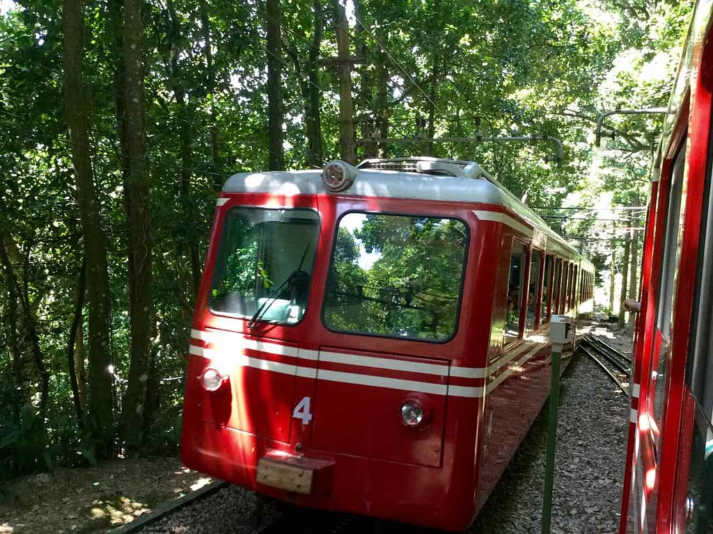 Christo Redentor Rio de Janeiro, Zahnradbahn, Brasilien, iPod-Foto