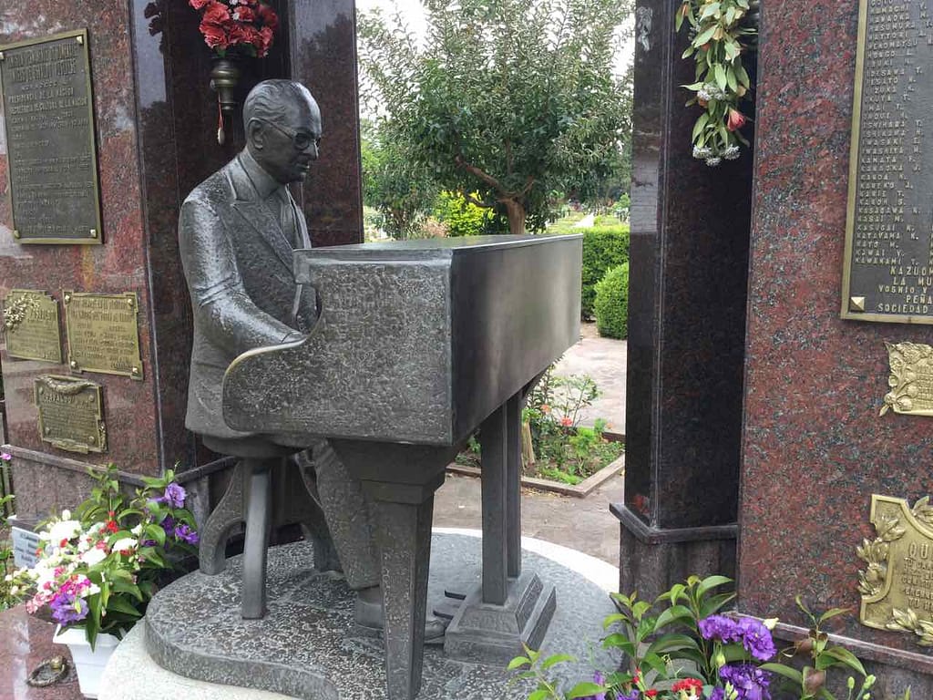 Buenos Aires Friedhof Cementerio de la Chacarita, Don Osvaldo Pugliese, ©PetersTravel iPod-Foto