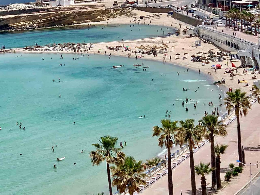 Nordtunesien: Stadtstrand von Monastir
