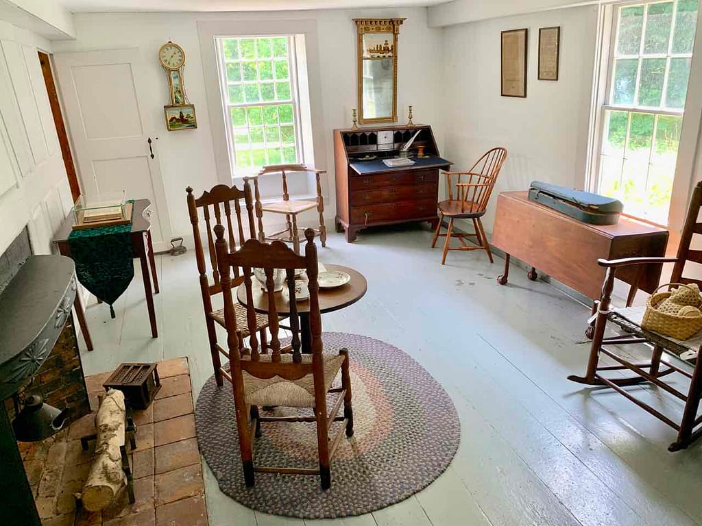 Wohnzimmer im John and Priscilla Alden Haus