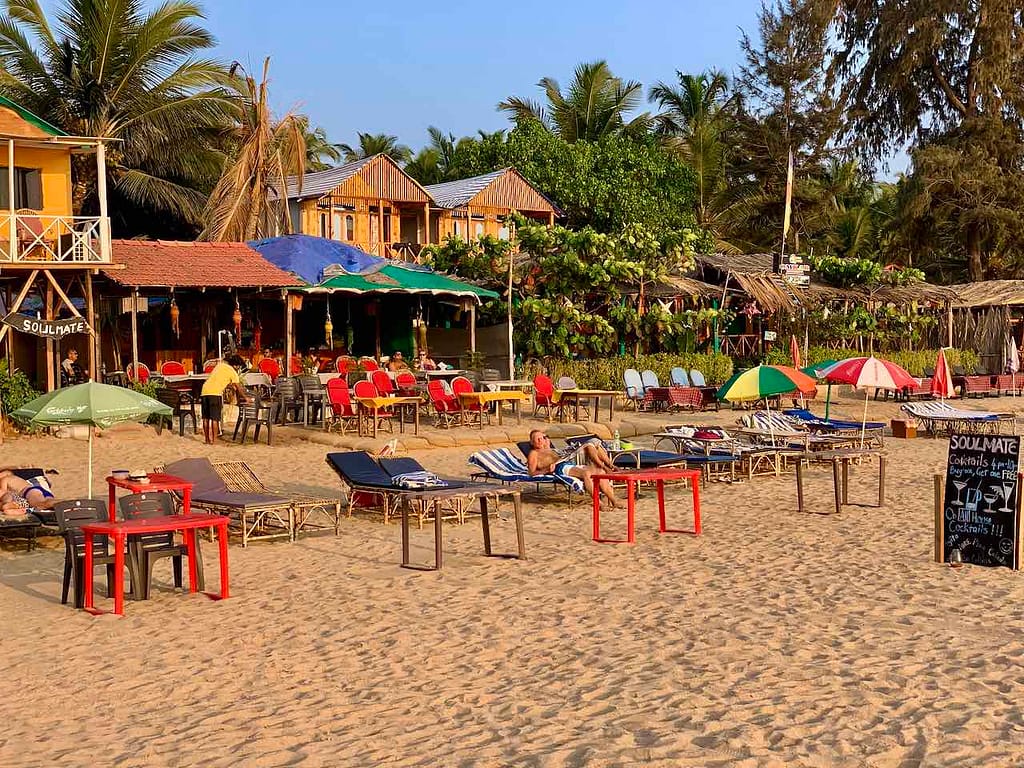Agonda Beach am Nachmittag