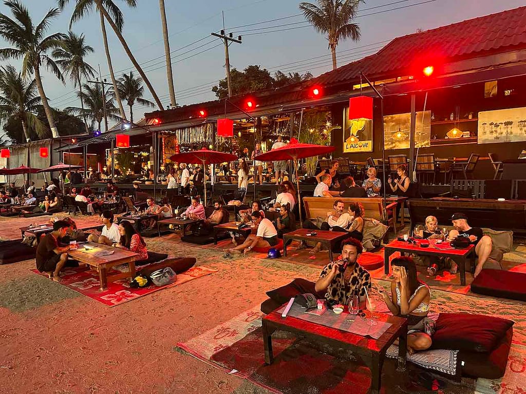Restaurant L'Alcove am Hin Kong Beach, Koh Phangan © PetersTravel