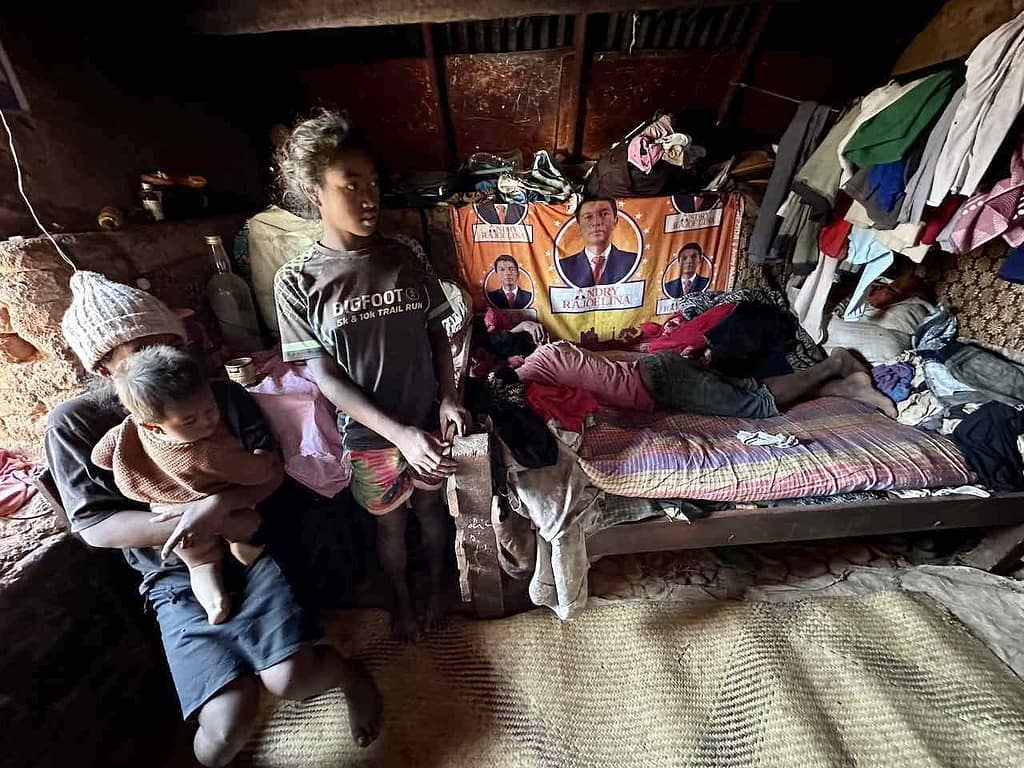 Wohnzimmer einer Familie in Ambositra © PetersTravel Peter Pohle