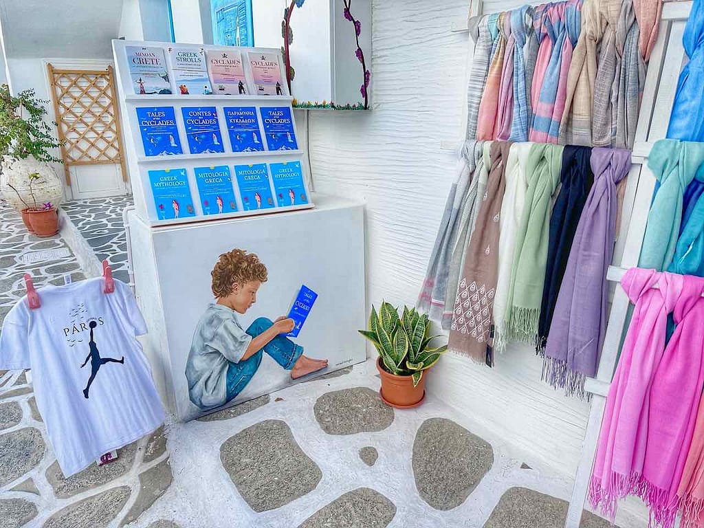 Insel Paros: Boutique in der Altstadt von Naoussa