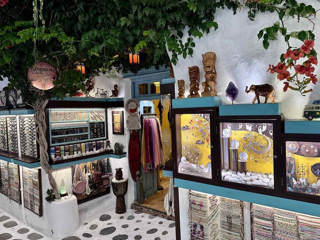 Insel Paros: Boutique in der Altstadt von Naoussa