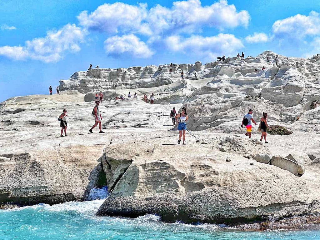 Insel Milos, Vulkanfelsen von Sarakiniko © PetersTravel Peter Pohle