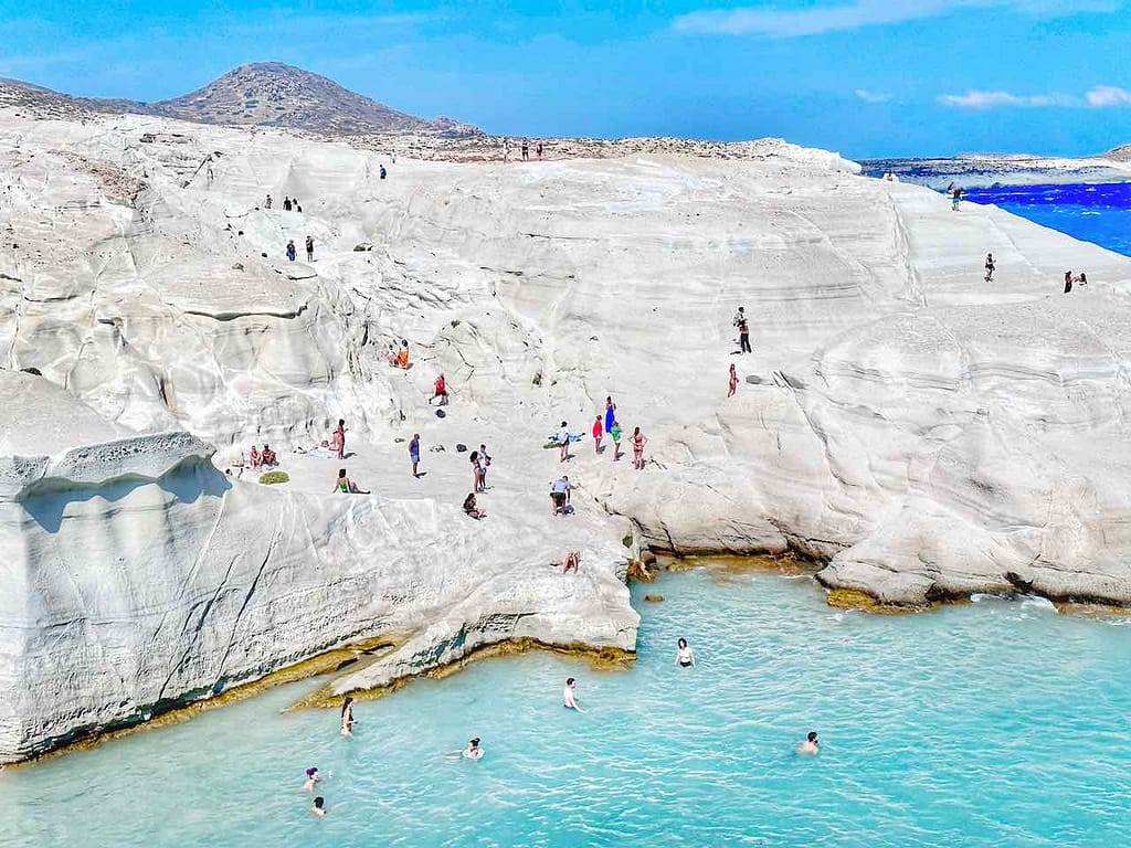 Insel Milos, Vulkanfelsen von Sarakiniko © PetersTravel Peter Pohle