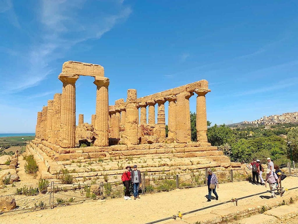 Hera Tempel im Tal der Tempel, Sizilien