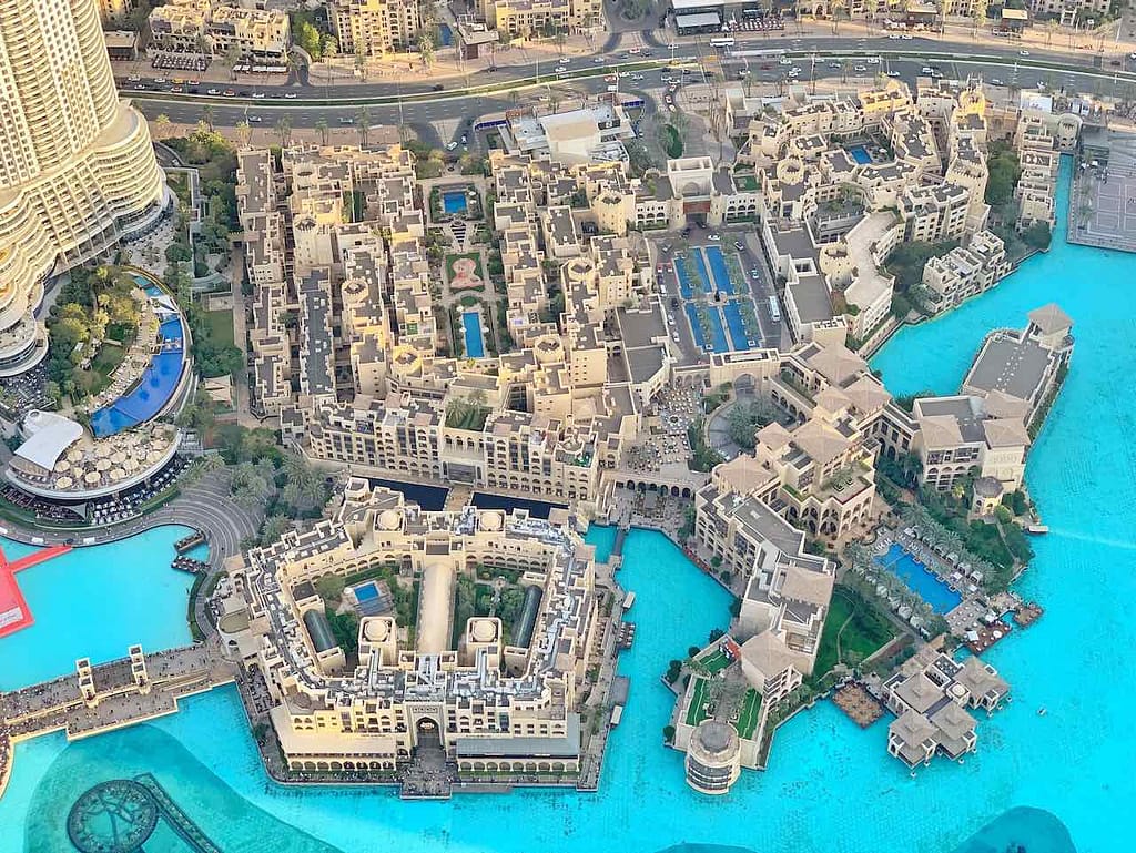 Blick vom Burj Khalifa, Dubai