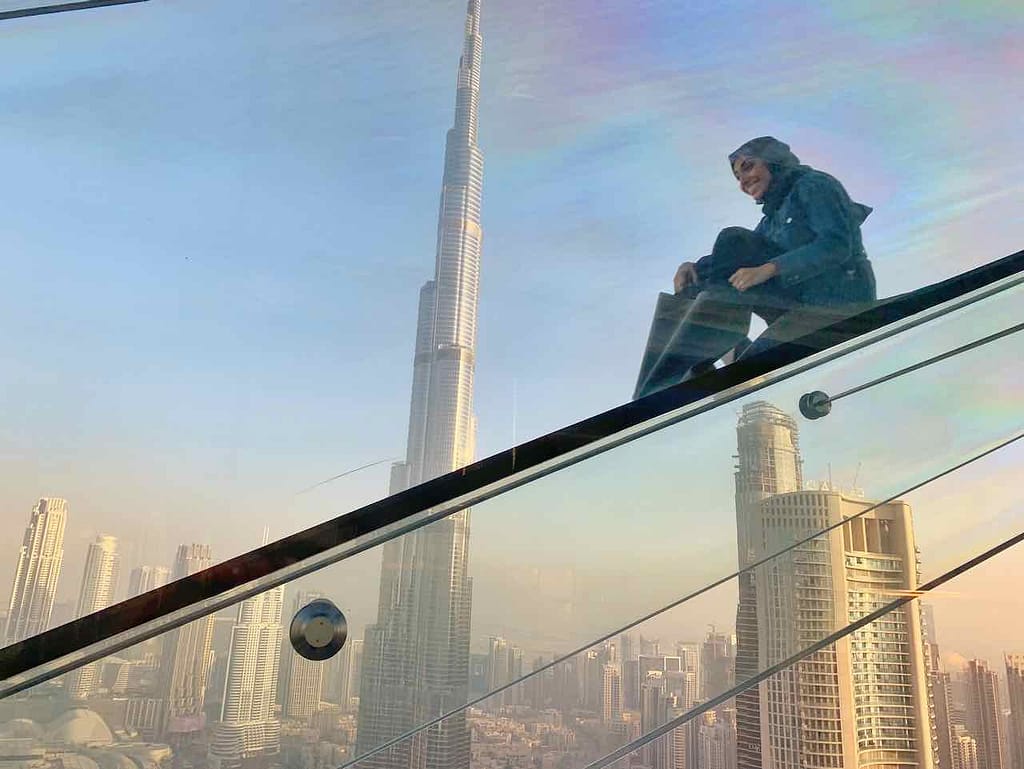 Burj Khalifa vom Sky Views Observatory aufgenommen © PetersTravel