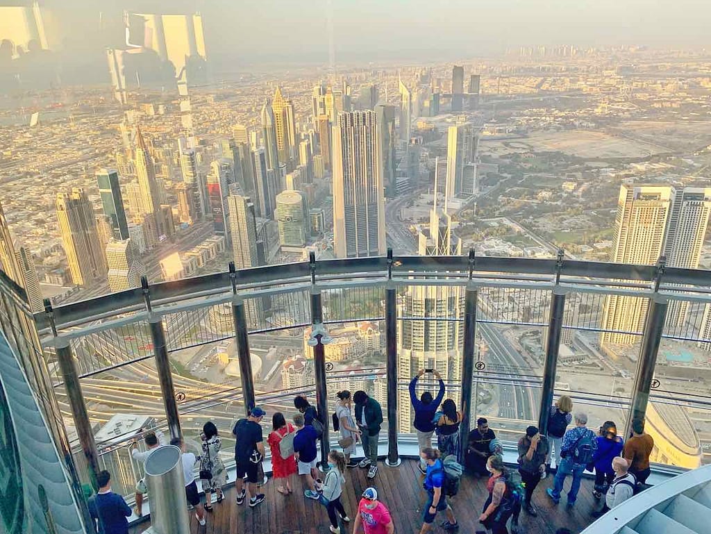 Dachterrasse vom Burj Khalifa, Dubai