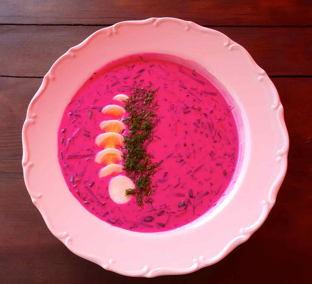 Lettland, Rote-Beete-Suppe