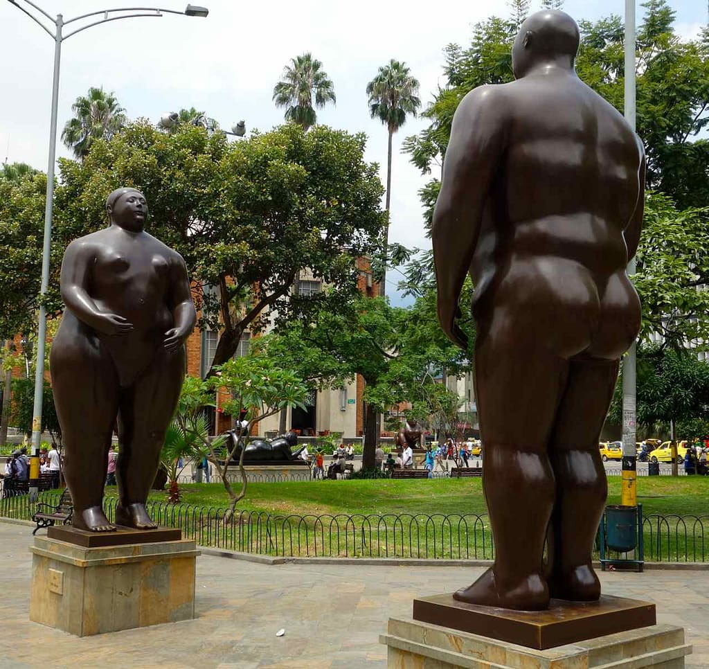 Medellin, Botero Skulptur, Paar