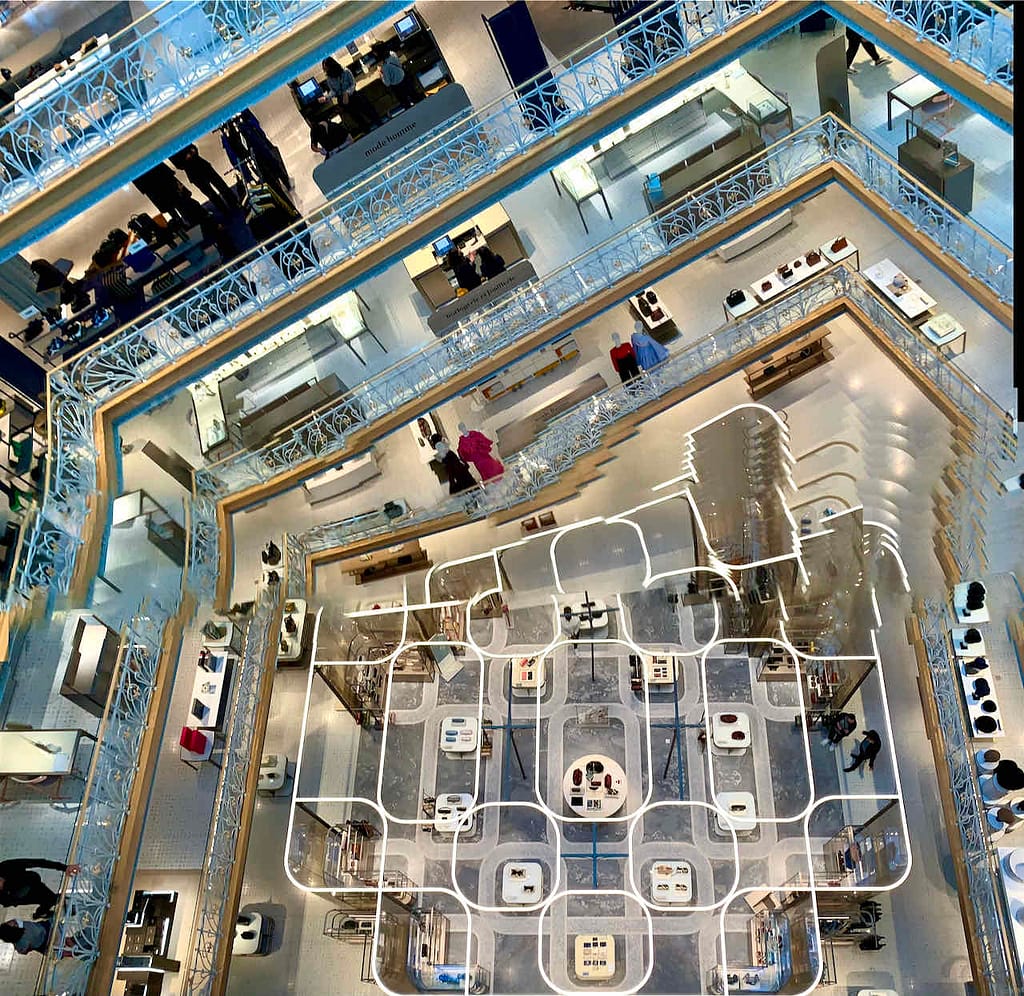 Lichthof vom Samaritaine