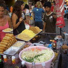 Thailand, Bangkok, Essensstand