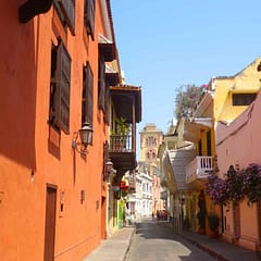 Cartagena: Straße im Centro Histórico