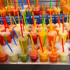 Barcelona, La Boqueria, Juices 3