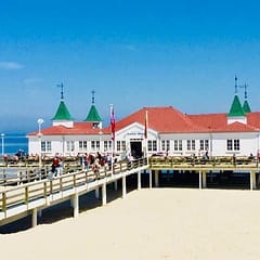 Usedom, Seebad Heringsdorf, Seebrücke Ahlbeck, Copyright Peter Pohle