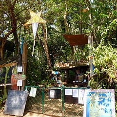 Eingang vom Bhakti Kutir in Palolem, Goa, Copyright Peter Pohle PetersTravel