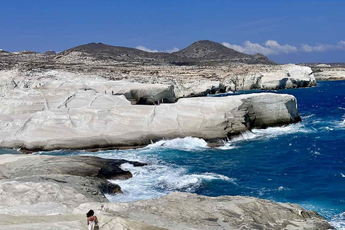 Insel Milos: Vulkanfelsen von Sarakiniko © PetersTravel Peter Pohle