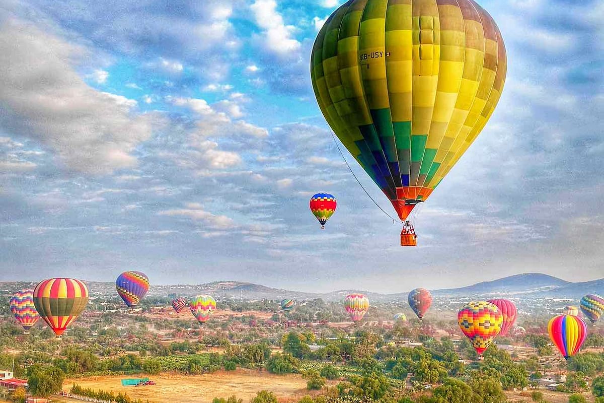 Ballonfahrt Teotihuacan, Mexiko © PetersTravel Peter Pohle