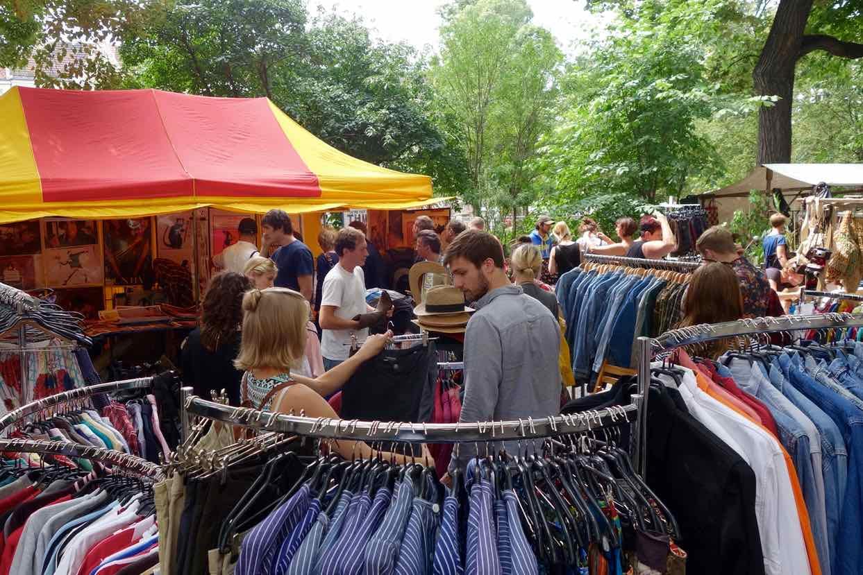 Flohmarkt Boxhagener Platz Berlin Friedrichshain