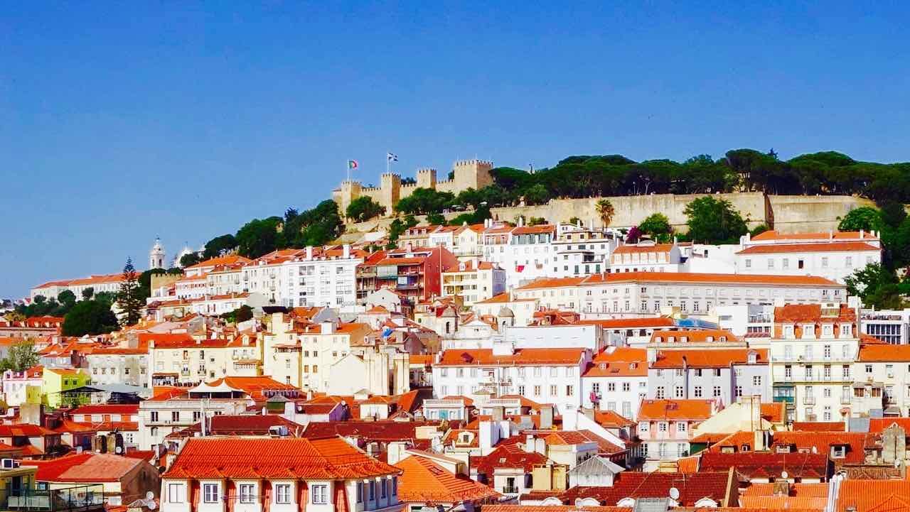 Lissabon Tipps, Totale mit Castelo de São Jorge, Titelbild