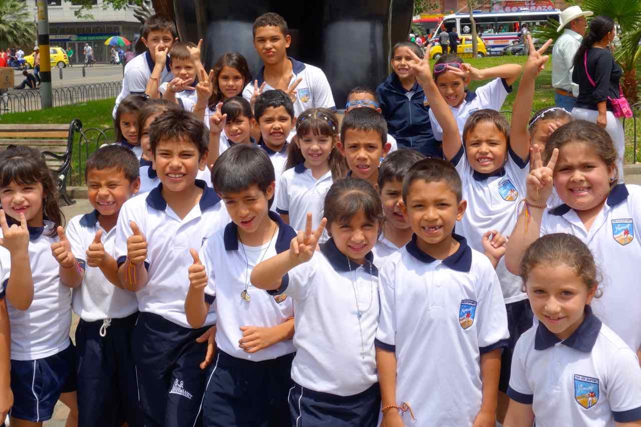 Medellin, Schulkinder