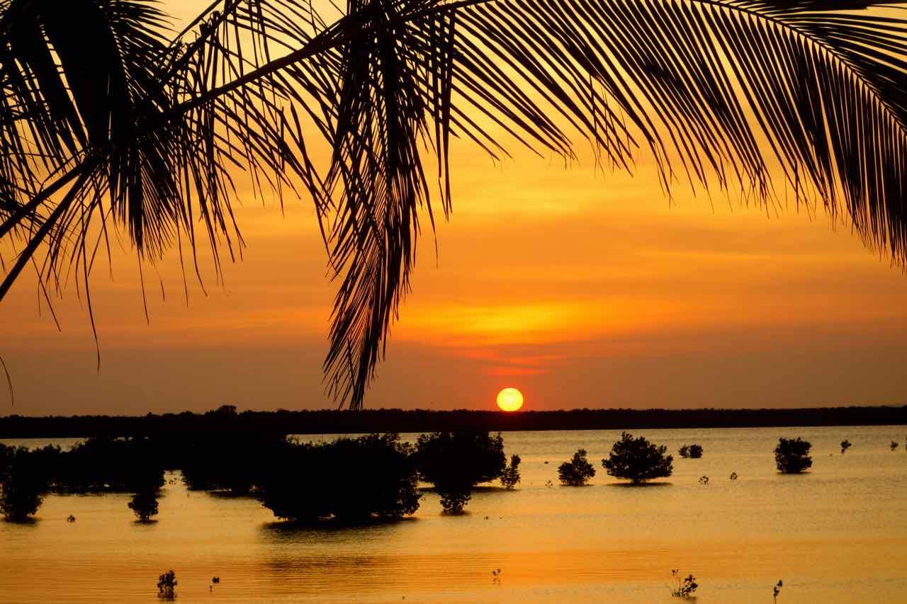 Mosambik, Ibo, Sonnenuntergang